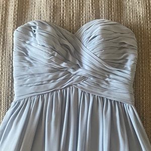 Bill Levkoff size 10 strapless bridesmaid dress